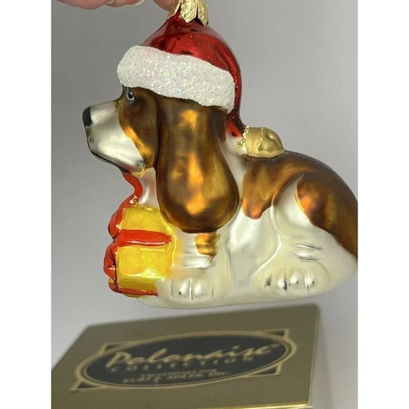 RARE Kurt Adler POLONAISE KOMOZJA BARNEY BASSET AP1557 Ornament NEW WITH BOX - Picture 5 of 16